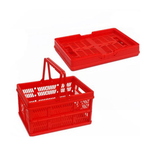 Foardielen fan fold shopping basket